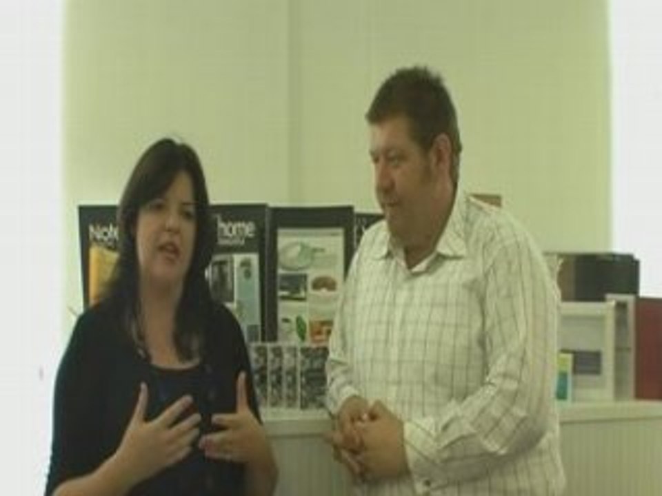 Holly and Craig from Left Field Public Relations talk
