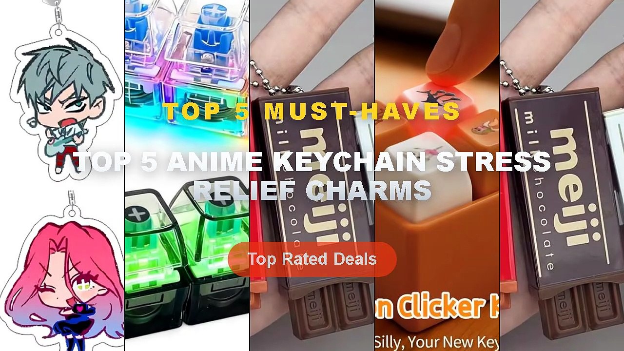 Top 5 Anime Keychain Stress Relief Charms: Top 5 Best Sellers - Hot ...