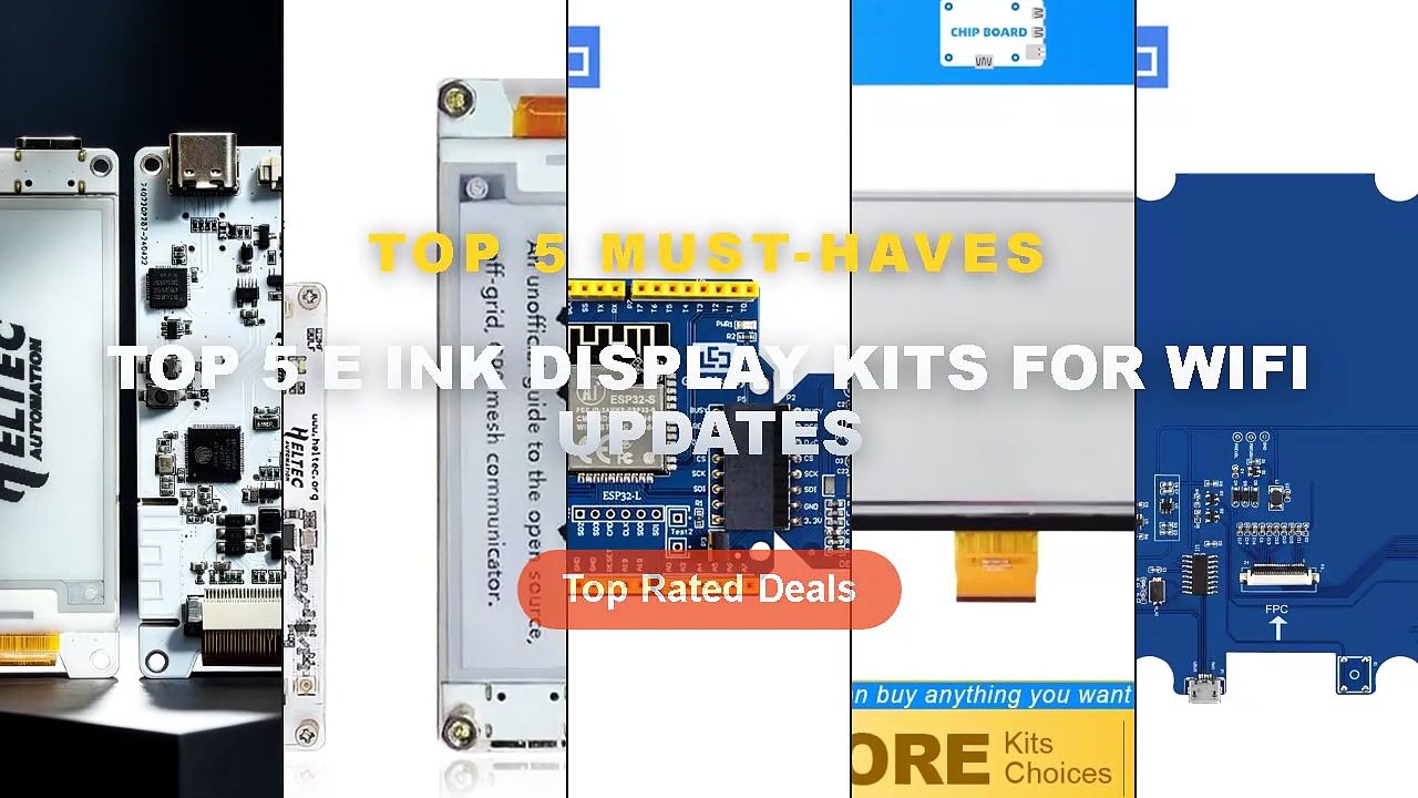 Cheap & Best Top 5 E Ink Display Kits For WiFi Updates Unboxing ...