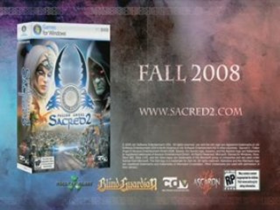 Sacred 2 Games Convention 2008 HD trailer