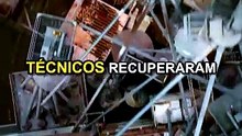 O cilindro oco de sílica vitrificada encontrado a 1.620 metros