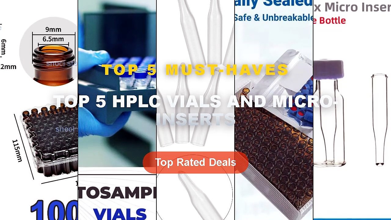 Why Everyone Is Buying Top 5 HPLC Vials And Micro-Inserts - IKEME 100 ...