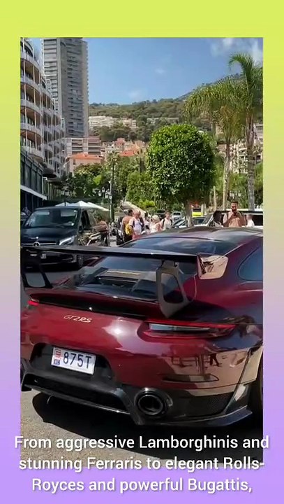 "Monaco is a real-life paradise for supercar lovers! 🏎️💎”
