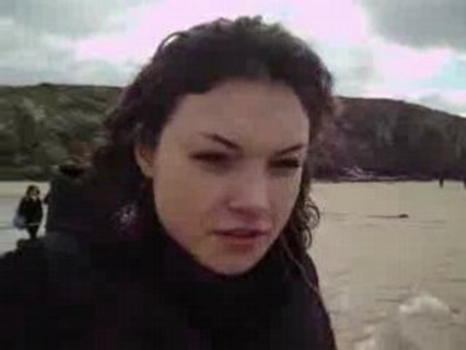 jackass à la plage, angleterre