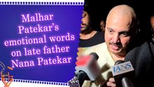 Malhar Patekar’s emotional words on late father Nana Patekar