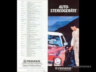 PIONEER autoradio Cataloghi  anno 1981 e 1997 per il mercato tedesco