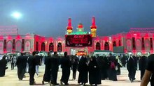 Karbala Sehen Red Light Lighting & Azaan View | Dil Ko Chhoo Lene Wala Roohani Nazara 🔴✨
