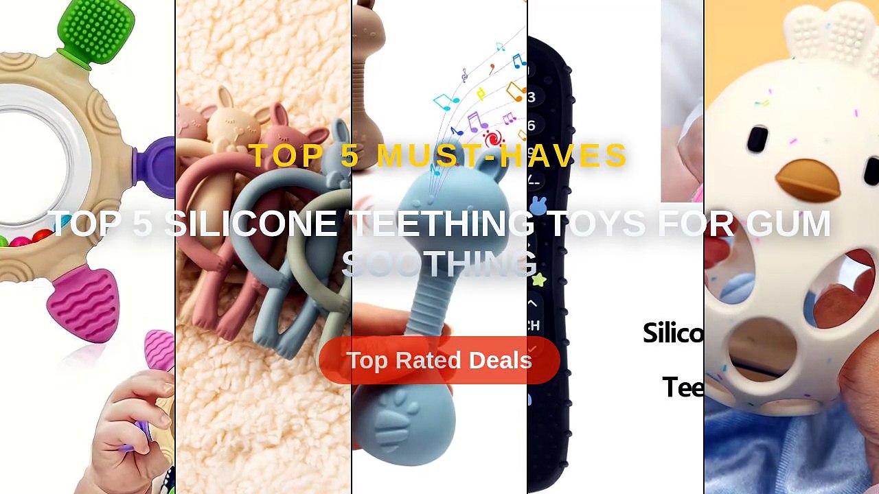 Ultimate Guide to the Best Top 5 Silicone Teething Toys For Gum ...