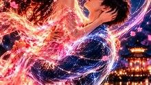 ❤️ You Are My Universe 💫 #Love #CoupleGoals #Romantic #AlArt #LoveStory less