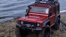Traxxas TRX-4 Defender 1/10 Scale RC Car - BEACH Short 1