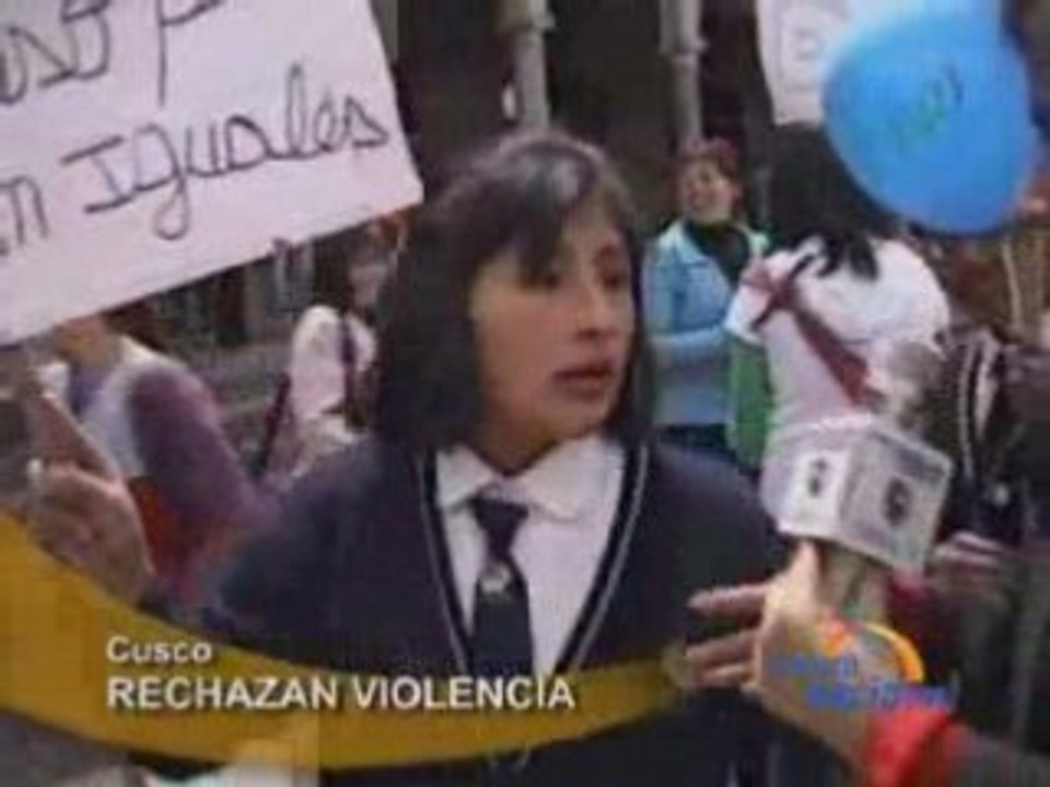 RECHAZAN VIOLENCIA_CUSCO