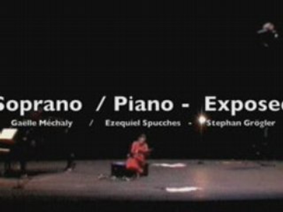 Soprano/Piano-Exposed... 1H30 de spectacle