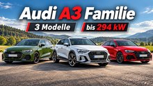 Audi A3 Limousine, Audi A3 Sportback & Audi A3 allstreet im Detail!