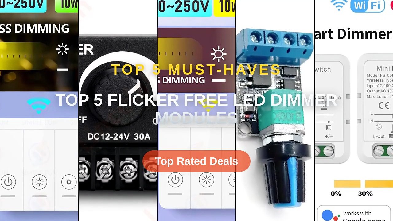 Don't Buy Top 5 Flicker Free LED Dimmer Modules Before Watching This ...