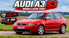2002 Audi A3 S3 Modelljahr – Fahraufnahmen und Soundcheck im Video
