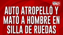 Atropelló a discapacitado, lo mató y se dio a la fuga. Mirá el video