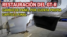 ¡A golpes y jalones! Corrigen la deformación y terminan la salpicadera trasera | R32 GT-R 39