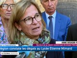 Fabrice Pannekoucke visite les lyc&eacute;es endommag&eacute;s / Octobre rose, un mois de sensibilisation au cancer du sein / Apr&egrave;s 3 semaines de tr&ecirc;ve, les Verts de retour dans le Chaudron