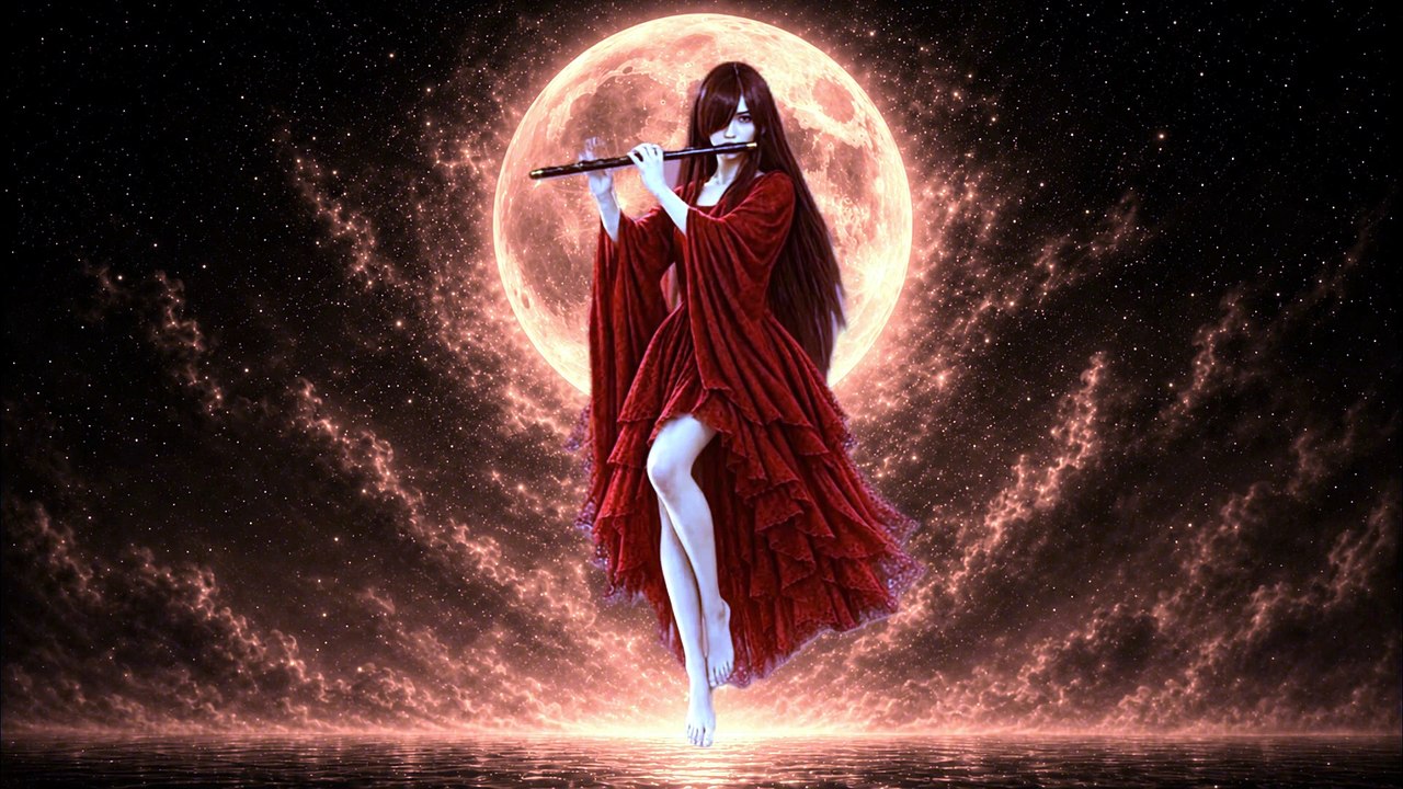 The Crimson Flutist (暮) | Japanese Flute Ambient Lore [Animated ...