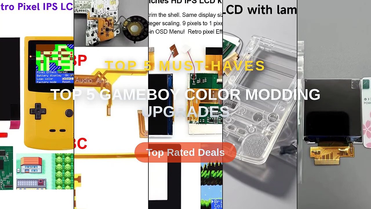 Top 5 Best Top 5 Gameboy Color Modding Upgrades (Must Have!) - Size New ...