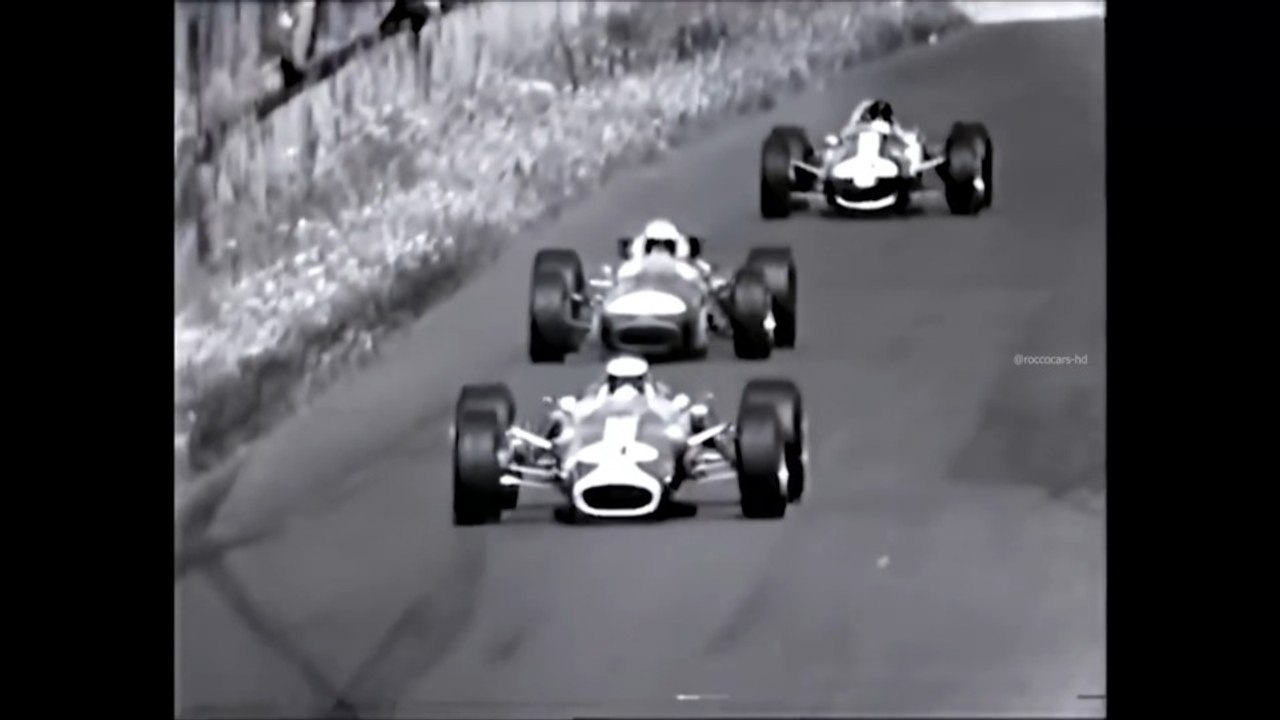 [HD] F1 1967 German Grand Prix (Nürburgring) Jim Clark, Jack Brabham ...