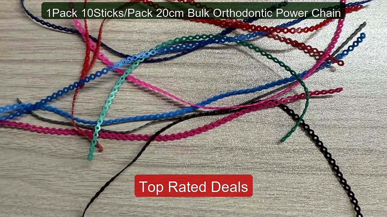 1Pack 10Sticks/Pack 20cm Bulk Orthodontic Power Chain -- Hot Deal 2026 ...