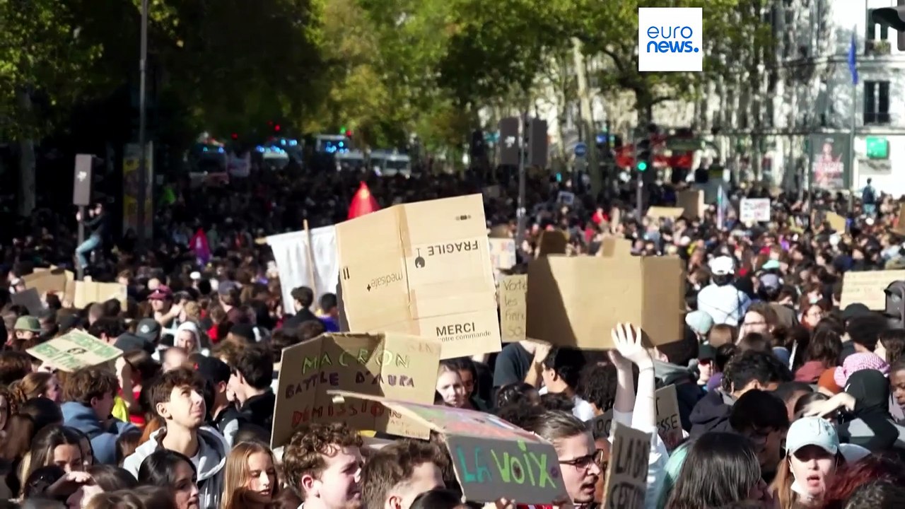 Schüleraufstand oder Revolution? Proteste gefährden Frankreichs Präsidentschaftswahl
