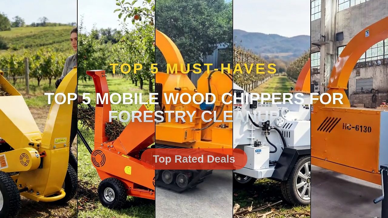 Amazing Top 5 Mobile Wood Chippers For Forestry Cleanup You Need To See ...