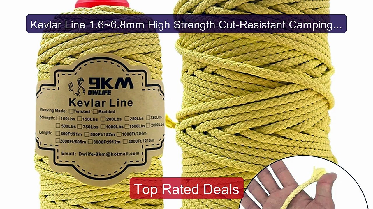 Kevlar Line 1.6~6.8mm High Strength Cut-Resistant Camping Hiking Ro... -- Top Rated 2026 | Buy Now!