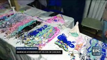 Festa da Padroeira tem terços personalizados e pizza que pode chegar a 15 mil pedaços vendidos em Cascavel