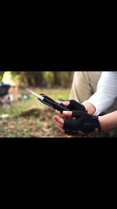 Camping Torch Lighter – Refillable Windproof Straight Flame Lighter