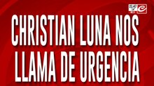 Cristian Luna asegura que lo persiguen