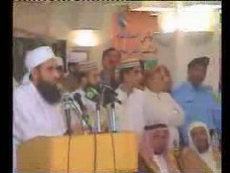 Cheikh tablighi Tariq Jameel en présence de cheikh Soudaiss