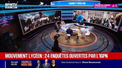 Scène surréaliste hier soir sur BFM TV, quand la présentatrice Julie Hamett perd la maîtrise de son plateau
