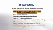 Courses4sale.com — Dr. Himmat bharadwaj