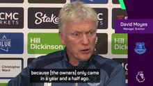 Moyes 'surprised' by Everton being put up for sale