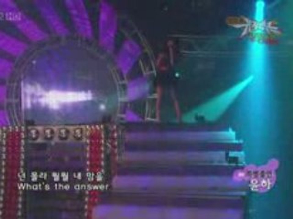 Ajoo - Paparazzi [Music Bank 2008.07.18 Feat.Younha]