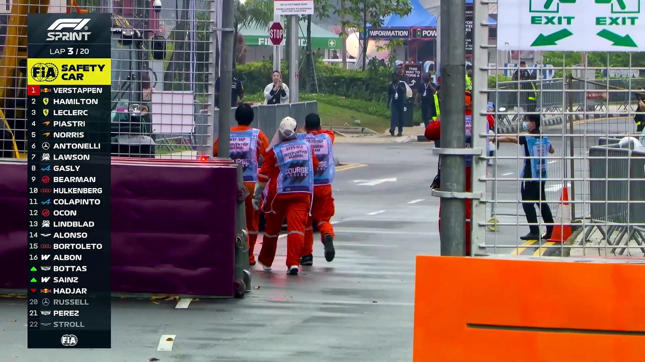 Sprint Highlights _ 2026 Singapore Grand Prix - video Dailymotion