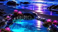 Beyond the Moonlight | A Surreal Cosmic Dreamscape