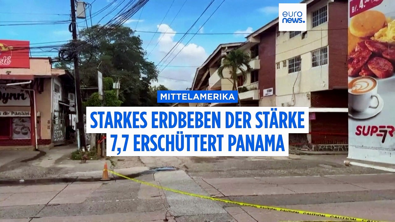 Schwere Schäden, Straßen eingestürzt: Zwei heftige Erdbeben in Panama