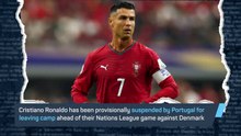 Cristiano Ronaldo provisionally suspended by Portugal