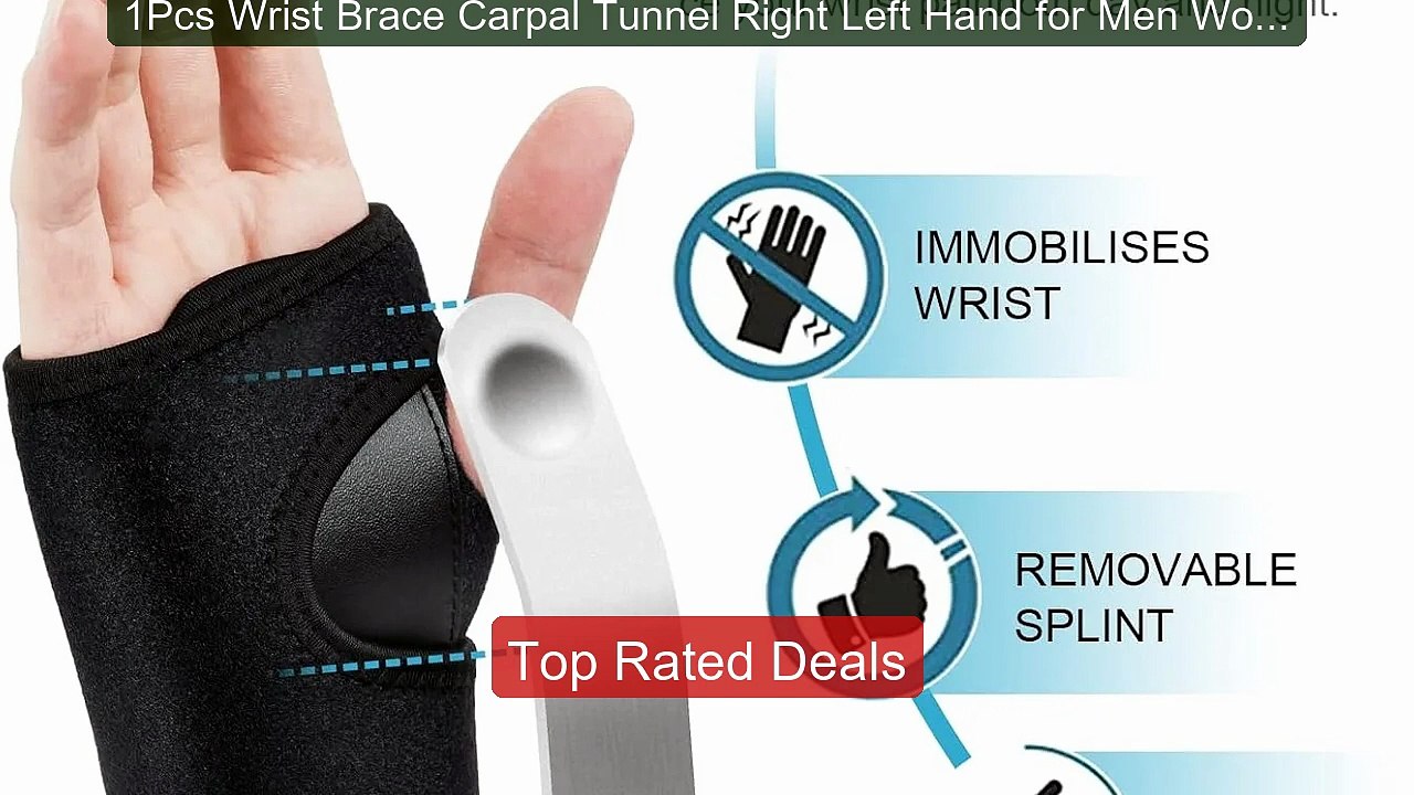 1Pcs Wrist Brace Carpal Tunnel Right Left Hand for Men Women P ...