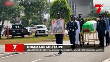 Hommage militaire  : les armées honorent la mémoire du Colonel-Major Fofié Kouakou Martin.