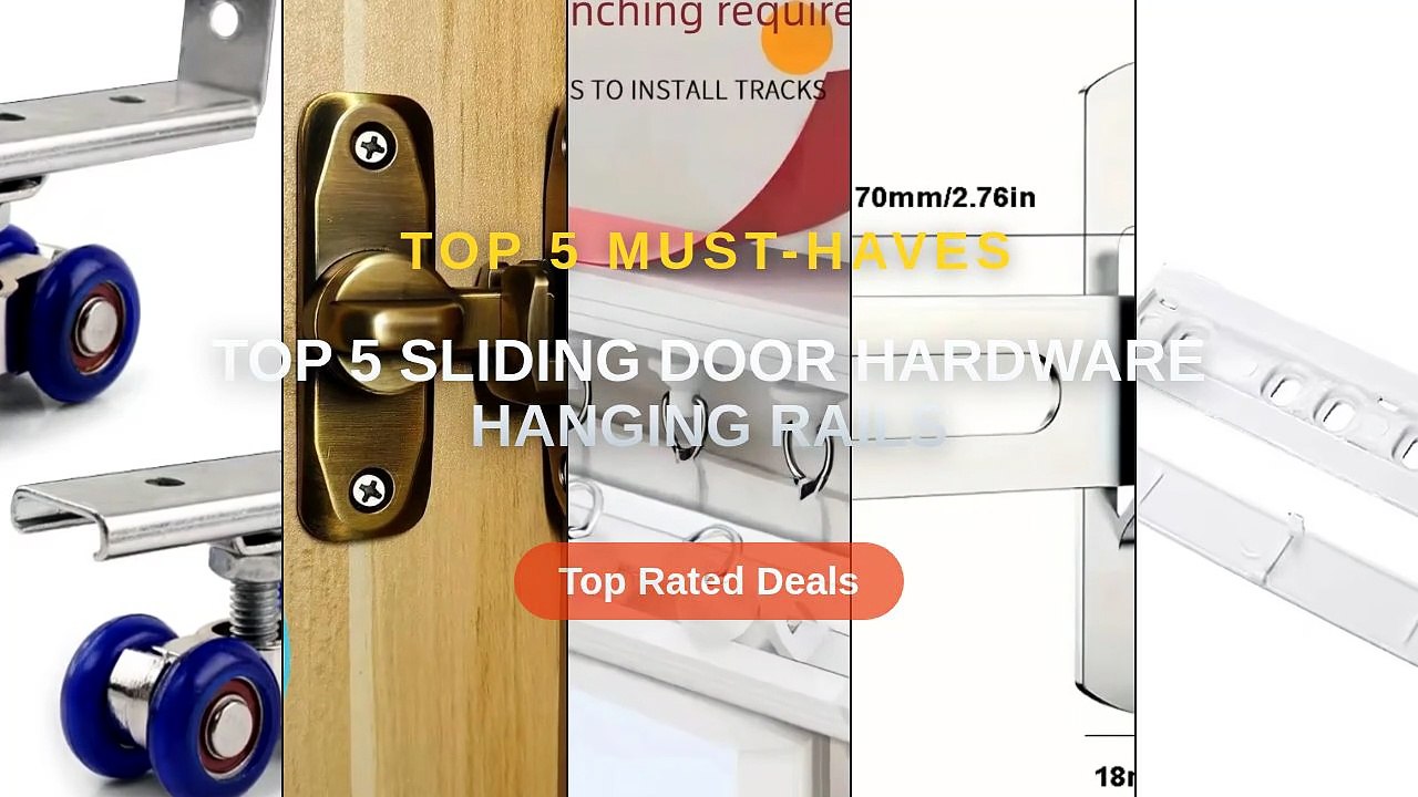 Don't Buy Top 5 Sliding Door Hardware Hanging Rails Before Watching ...