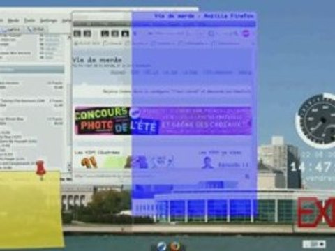Démo Ubuntu 8.04 + Compiz-Fusion