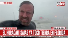 Impresionante video muestra la furia del huracán Isaías al llegar a Florida