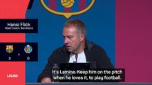 Let Lamine enjoy his football - Flick explains Yamal's usage