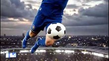 Striker got flew in air
