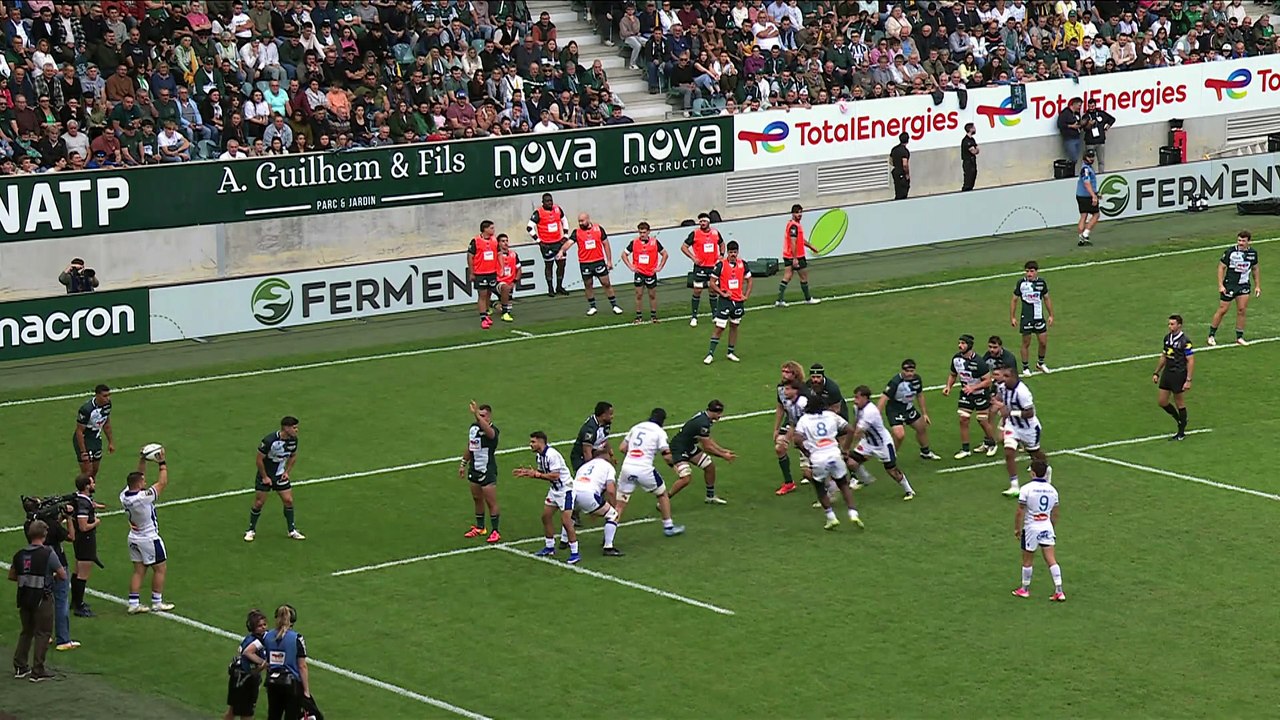 TOP 14 - Essai de Teddy DURAND (CO) - Section Paloise - Castres ...
