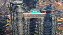 Burj Khalifa Dubai - Views from Level 154 ＂the Lounge＂ #shorts #dubai #burjkhalifa #tallestbuilding